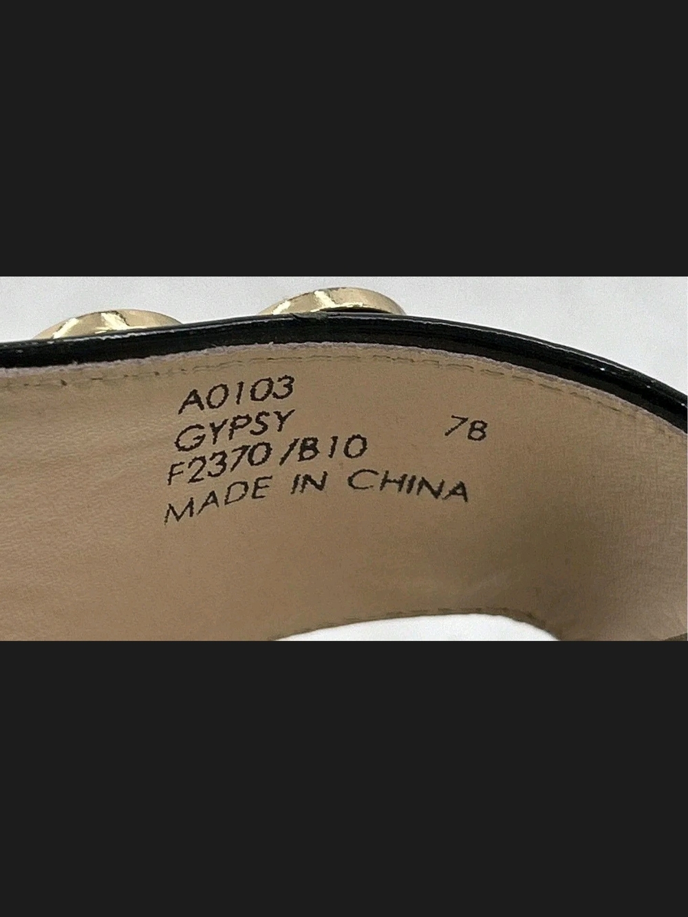 Coach Brown Signature Monogram Platform Thong Sandals with Black Patent Accent - Picture 2 of 2